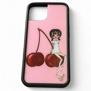 Wildflowers Pink Cherry Girl Phone Case